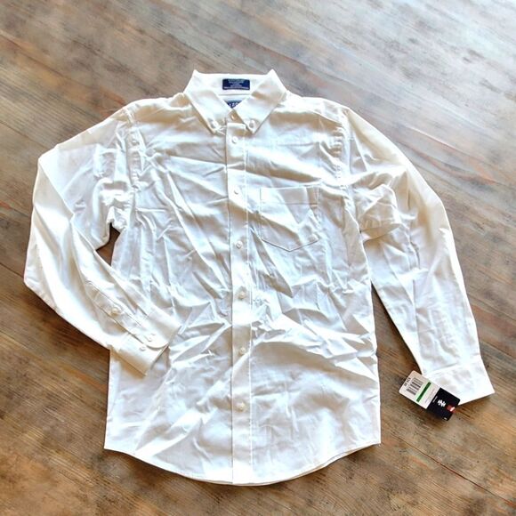 NWT Boys Large IZOD Stretch Oxford Shirt - Picture 2 of 9